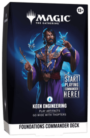 Wizards of The Coast Magic: The Gathering - Foundations Commander Deck - Keen Engineering available at Northumbrian Tin Soldier