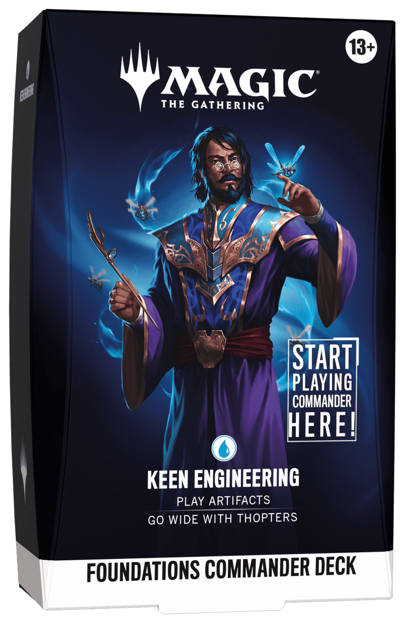 Wizards of The Coast Magic: The Gathering - Foundations Commander Deck - Keen Engineering available at Northumbrian Tin Soldier