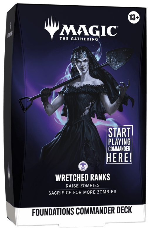 Wizards of The Coast Magic: The Gathering - Foundations Commander Deck - Wretched Ranks available at Northumbrian Tin Soldier