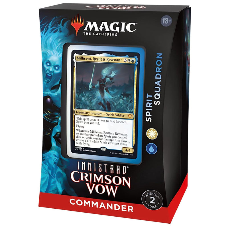 Wizards of The Coast Magic: The Gathering - Innistrad: Crimson Vow - Commander Deck Spirit Squadron available at Northumbrian Tin Soldier