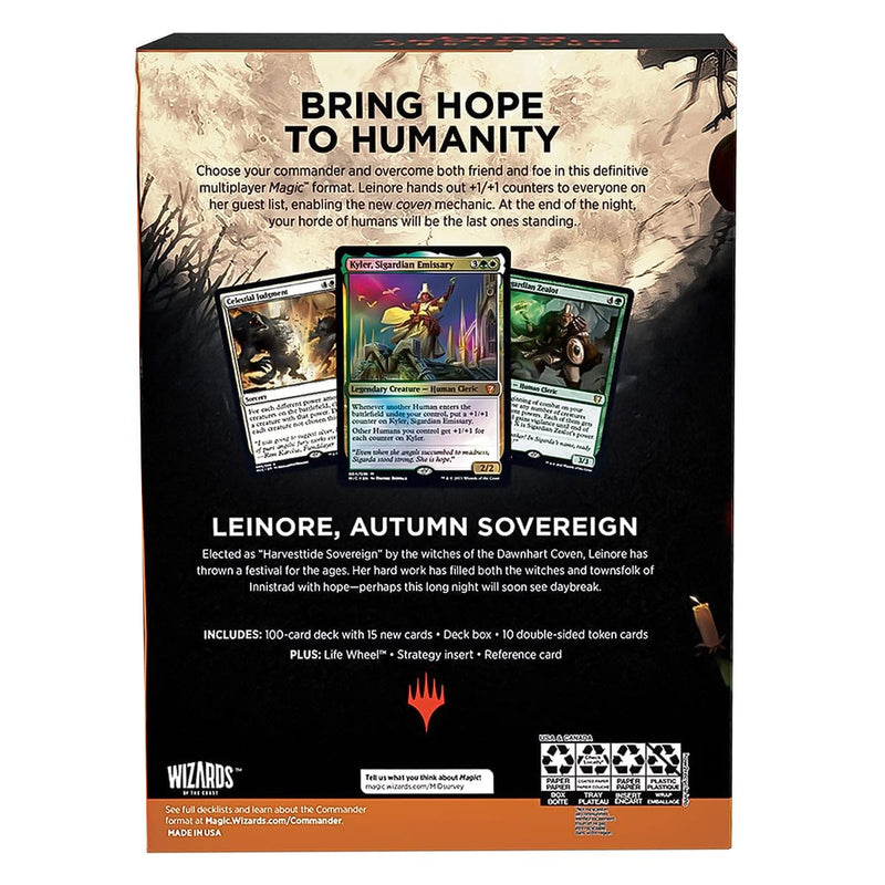 Wizards of The Coast Magic: The Gathering - Innistrad: Midnight Hunt - Commander Deck - Coven Counters available at Northumbrian Tin Soldier