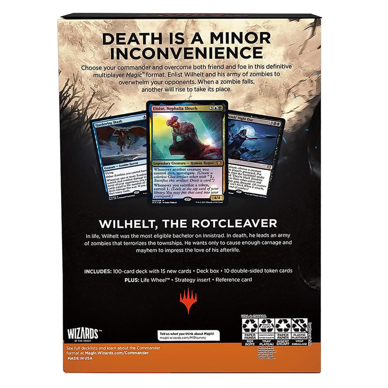 Wizards of The Coast Magic: The Gathering - Innistrad: Midnight Hunt - Commander Deck - Undead Unleashed available at Northumbrian Tin Soldier