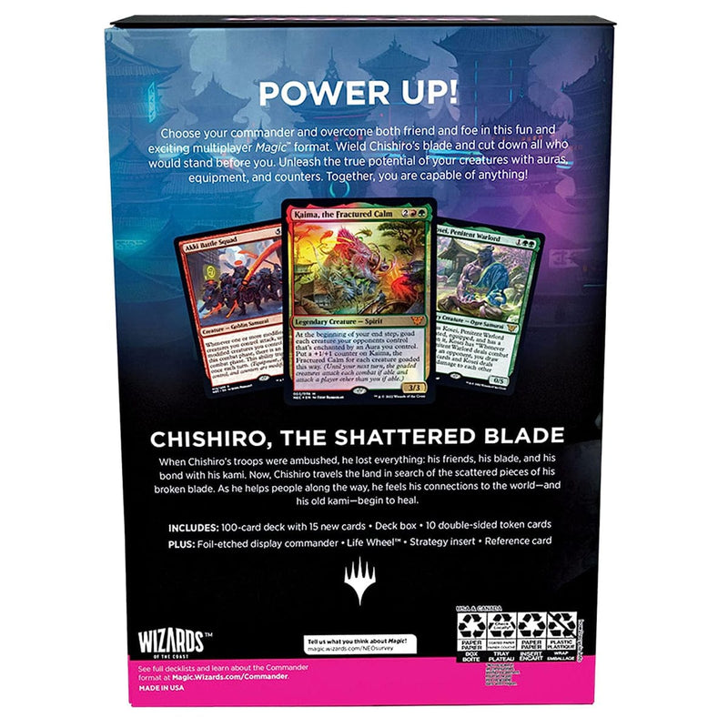 Wizards of The Coast Magic: The Gathering - Kamigawa: Neon Dynasty Commander Deck - Upgrades Unleashed available at Northumbrian Tin Soldier