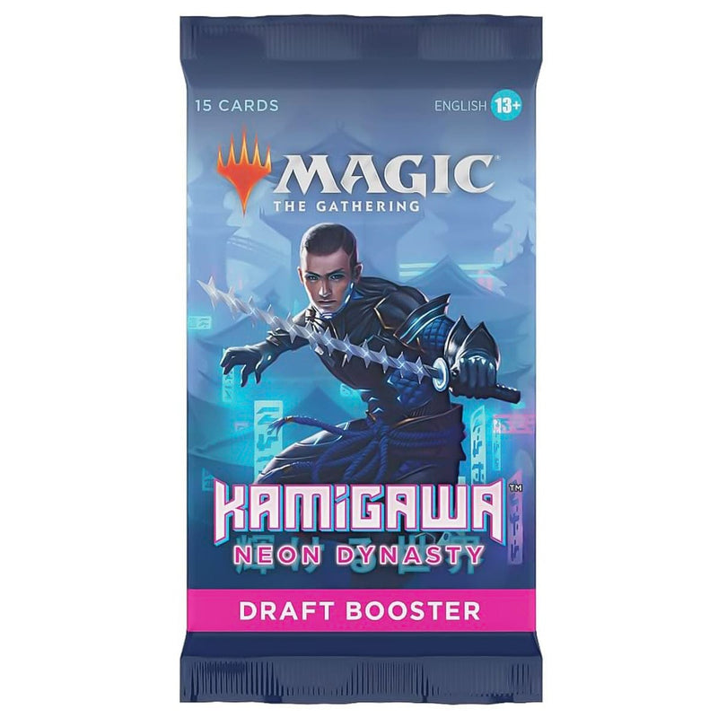 Wizards of The Coast Magic: The Gathering - Kamigawa: Neon Dynasty Draft Booster Pack available at Northumbrian Tin Soldier
