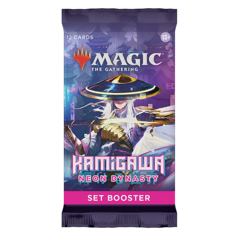 Wizards of The Coast Magic: The Gathering - Kamigawa: Neon Dynasty Set Booster Pack available at Northumbrian Tin Soldier