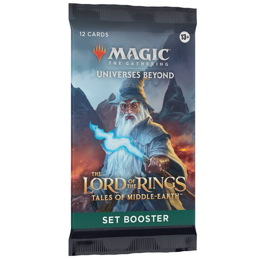 Wizards of The Coast Magic: The Gathering - Lord of the Rings: Tales of Middle earth - SET Booster Pack available at Northumbrian Tin Soldier