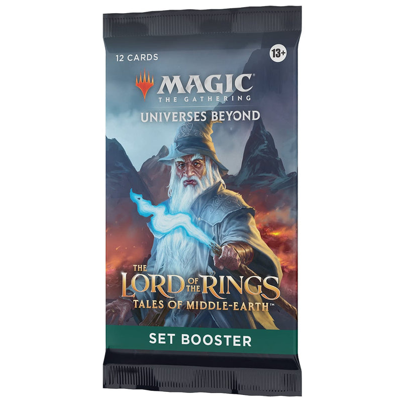 Wizards of The Coast Magic: The Gathering - Lord of the Rings: Tales of Middle earth - SET Booster Pack available at Northumbrian Tin Soldier