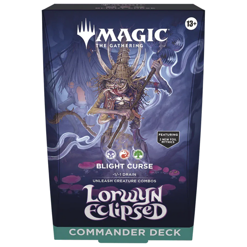 Wizards of The Coast Magic: The Gathering - Lorwyn Eclipsed - Commander Decks: Blight Curse available at Northumbrian Tin Soldier