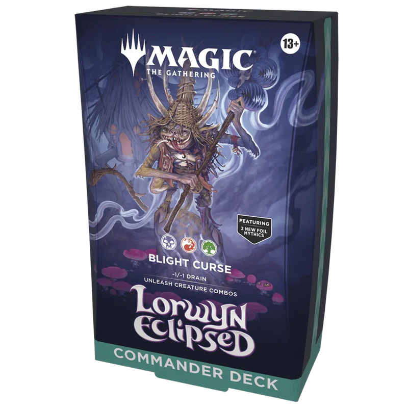 Wizards of The Coast Magic: The Gathering - Lorwyn Eclipsed - Commander Decks: Blight Curse available at Northumbrian Tin Soldier