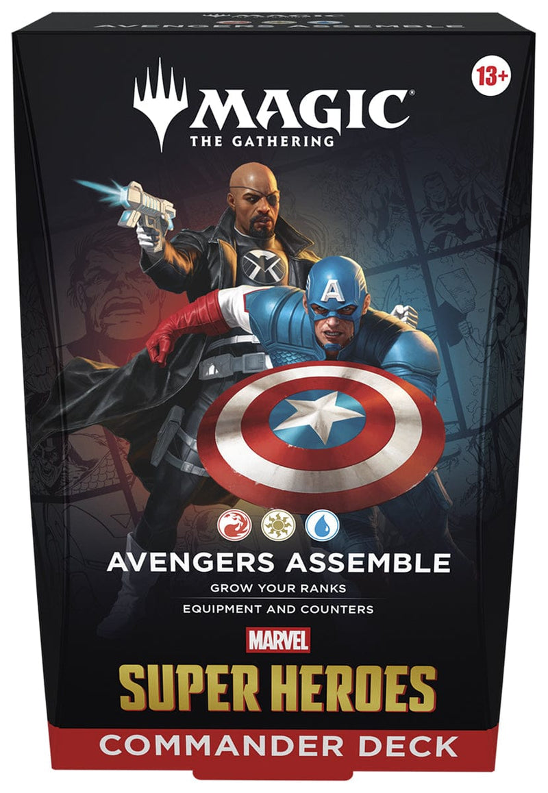 Wizards of The Coast Magic: The Gathering - Marvel Super Heroes Commander Deck: Avengers Assemble available at Northumbrian Tin Soldier