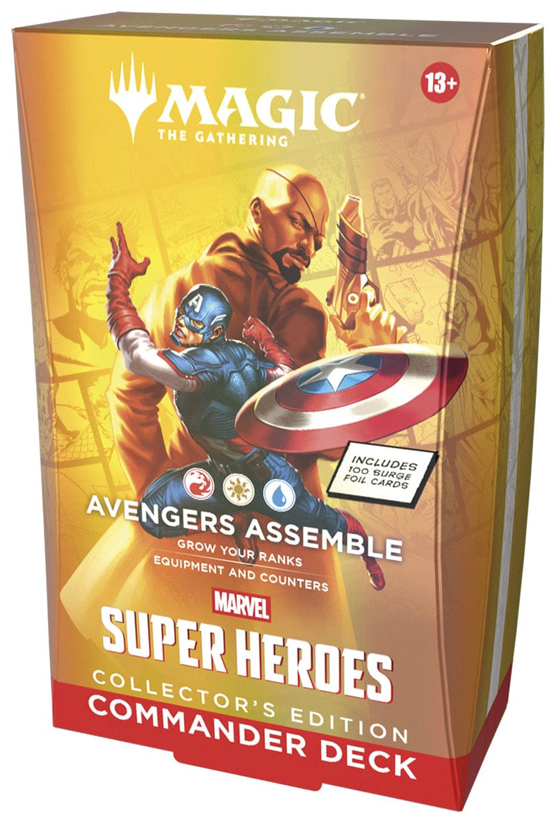 Wizards of The Coast Magic: The Gathering - Marvel Super Heroes Commander Deck Collectors Edition:  Avengers Assemble available at Northumbrian Tin Soldier