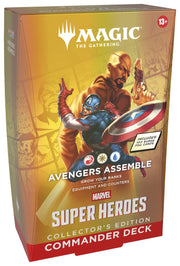 Wizards of The Coast Magic: The Gathering - Marvel Super Heroes Commander Deck Collectors Edition:  Avengers Assemble available at Northumbrian Tin Soldier