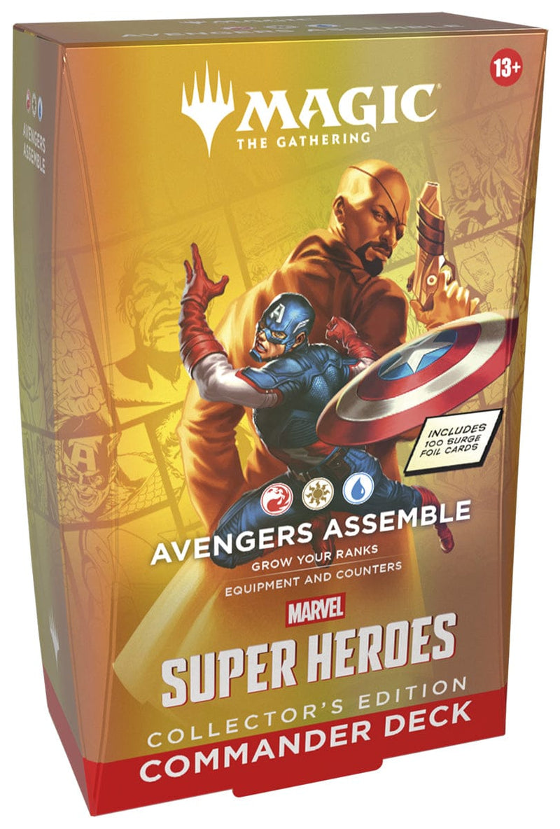 Wizards of The Coast Magic: The Gathering - Marvel Super Heroes Commander Deck Collectors Edition:  Avengers Assemble available at Northumbrian Tin Soldier
