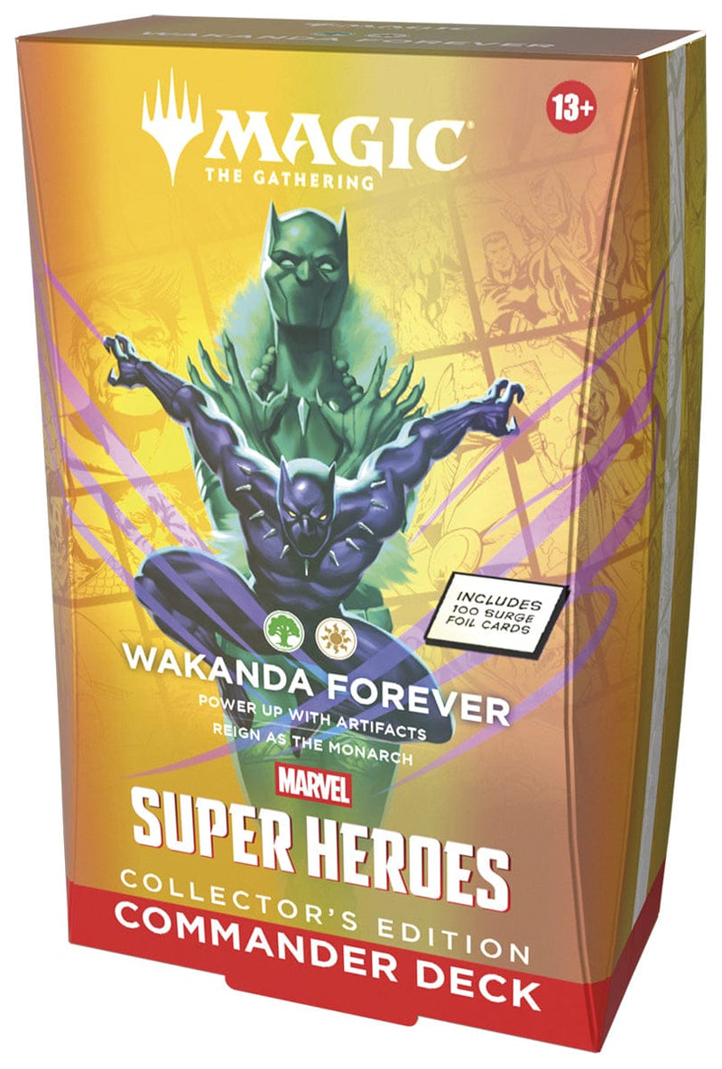 Wizards of The Coast Magic: The Gathering - Marvel Super Heroes Commander Deck Collectors Edition:  Wakanda Forever available at Northumbrian Tin Soldier