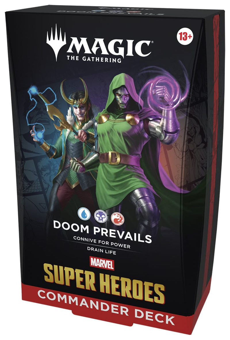Wizards of The Coast Magic: The Gathering - Marvel Super Heroes Commander Deck: Doom Prevails available at Northumbrian Tin Soldier
