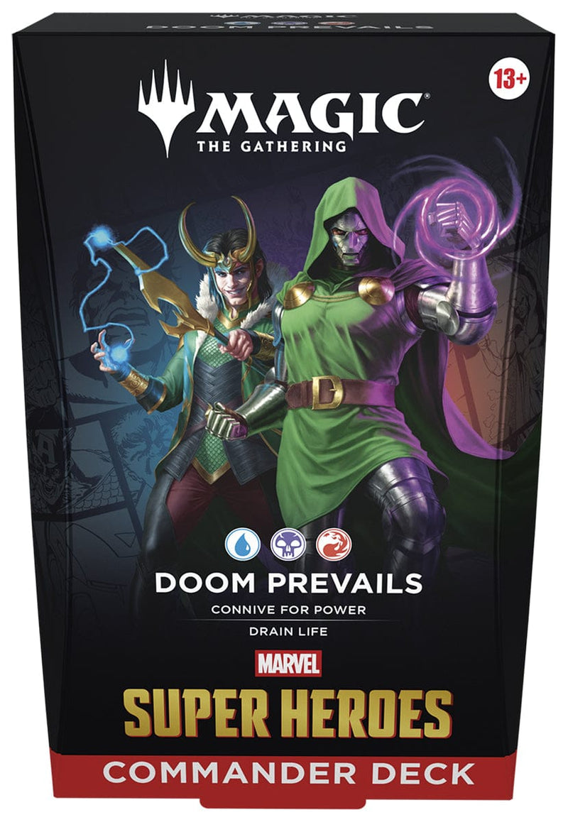 Wizards of The Coast Magic: The Gathering - Marvel Super Heroes Commander Deck: Doom Prevails available at Northumbrian Tin Soldier