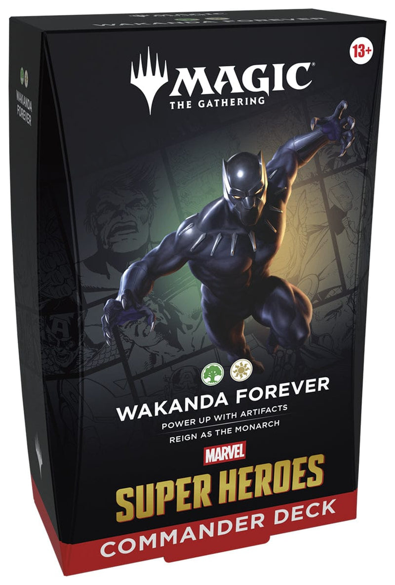 Wizards of The Coast Magic: The Gathering - Marvel Super Heroes Commander Deck: Wakanda Forever available at Northumbrian Tin Soldier