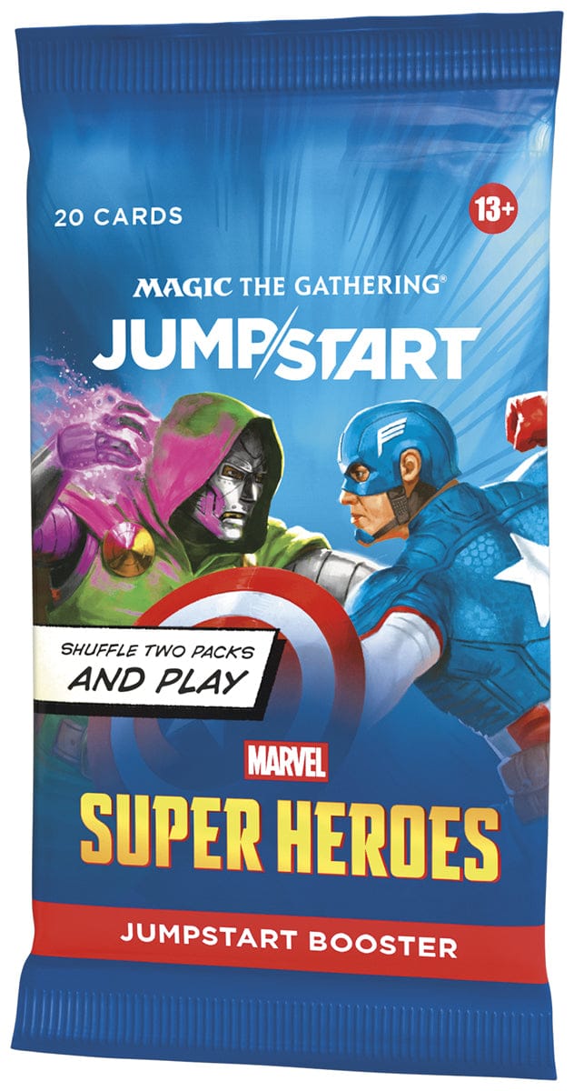 Wizards of The Coast Magic: The Gathering - Marvel Super Heroes Jumpstart Booster available at Northumbrian Tin Soldier