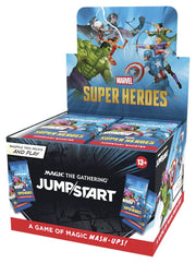Wizards of The Coast Magic: The Gathering - Marvel Super Heroes Jumpstart Booster Box available at Northumbrian Tin Soldier