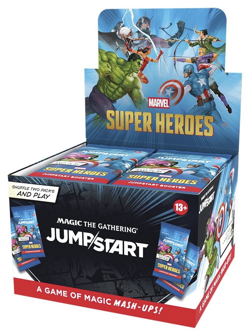 Wizards of The Coast Magic: The Gathering - Marvel Super Heroes Jumpstart Booster Box available at Northumbrian Tin Soldier
