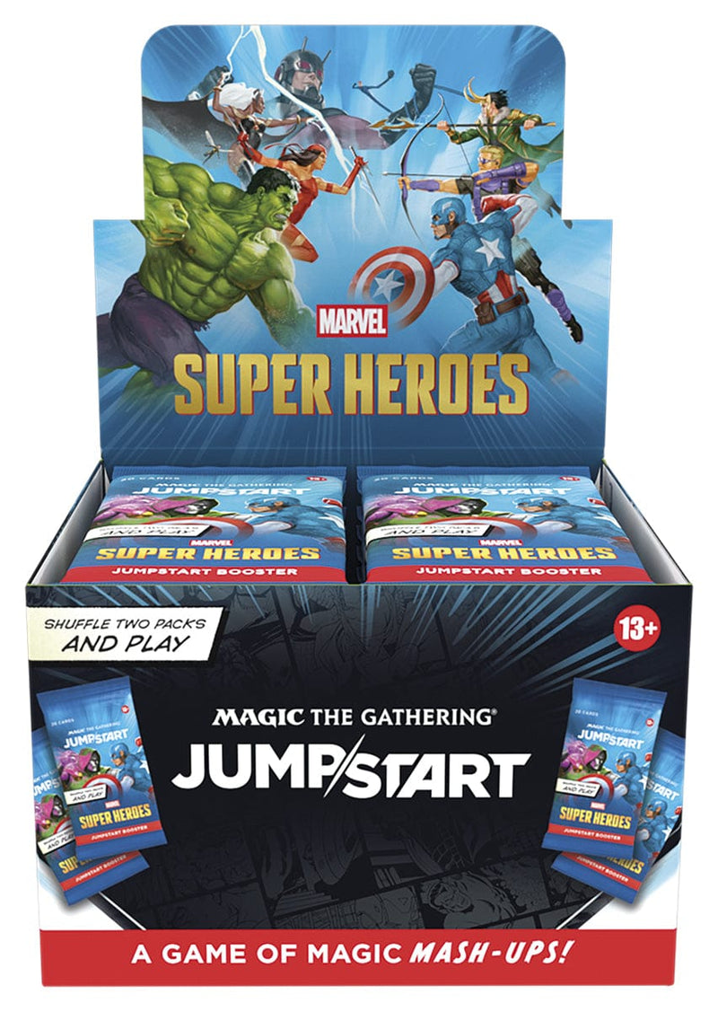 Wizards of The Coast Magic: The Gathering - Marvel Super Heroes Jumpstart Booster Box available at Northumbrian Tin Soldier