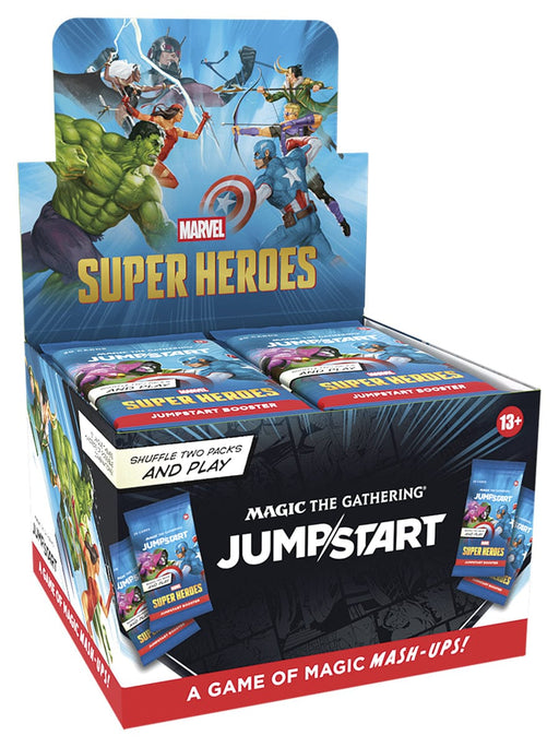 Wizards of The Coast Magic: The Gathering - Marvel Super Heroes Jumpstart Booster Box available at Northumbrian Tin Soldier