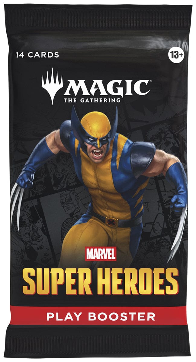 Wizards of The Coast Magic: The Gathering - Marvel Super Heroes Play Booster available at Northumbrian Tin Soldier
