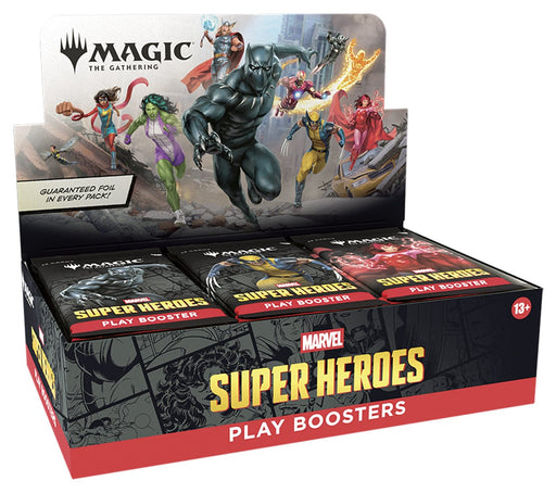 Wizards of The Coast Magic: The Gathering - Marvel Super Heroes Play Booster Box available at Northumbrian Tin Soldier