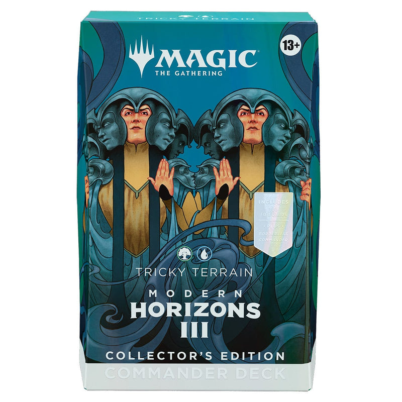 Wizards of The Coast Magic: The Gathering Modern Horizons 3 Commander Deck: Collector’s Edition - Tricky Terrain available at Northumbrian Tin Soldier
