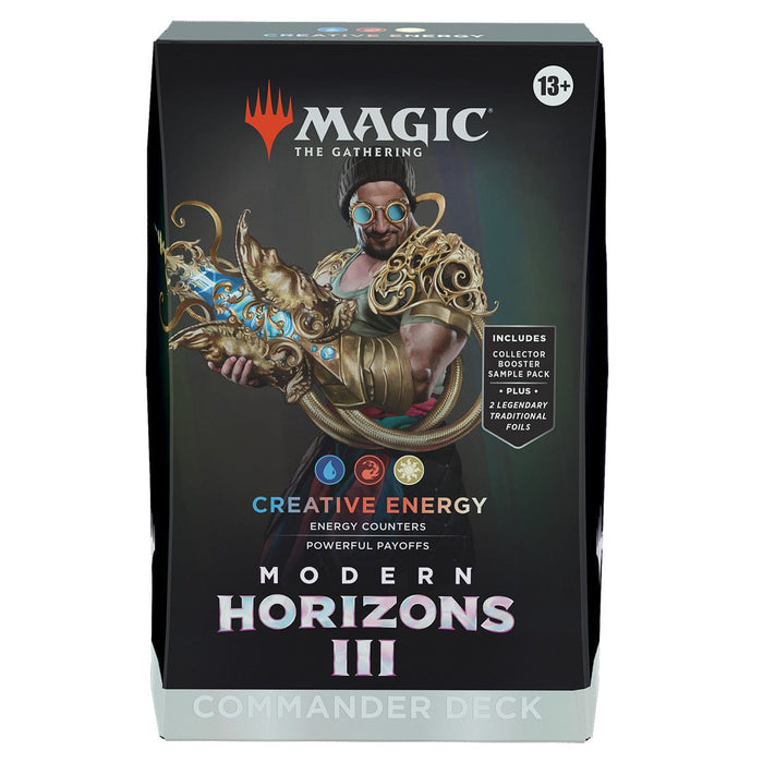Wizards of The Coast Magic: The Gathering Modern Horizons 3 Commander Deck - Creative Energy available at Northumbrian Tin Soldier
