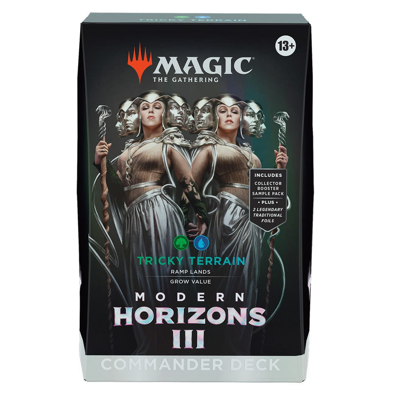 Wizards of The Coast Magic: The Gathering Modern Horizons 3 Commander Deck - Tricky Terrain available at Northumbrian Tin Soldier