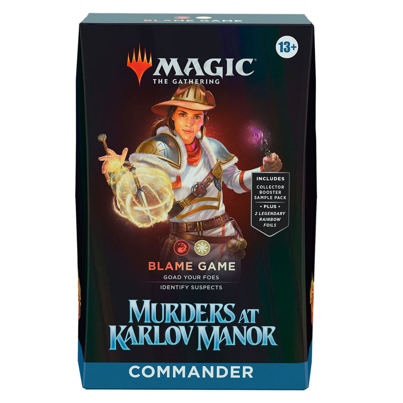 Wizards of The Coast Magic: The Gathering - Murders at Karlov Manor - Commander Deck -Blame Game available at Northumbrian Tin Soldier