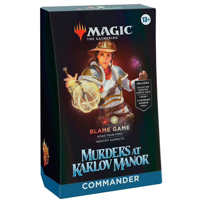 Wizards of The Coast Magic: The Gathering - Murders at Karlov Manor - Commander Deck -Blame Game available at Northumbrian Tin Soldier