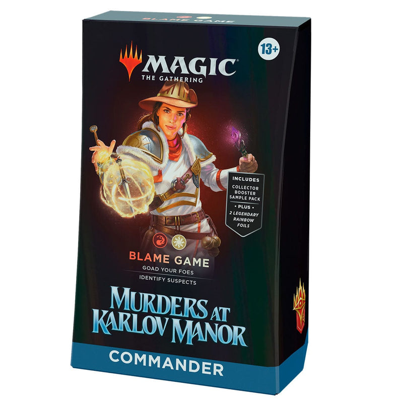 Wizards of The Coast Magic: The Gathering - Murders at Karlov Manor - Commander Deck -Blame Game available at Northumbrian Tin Soldier
