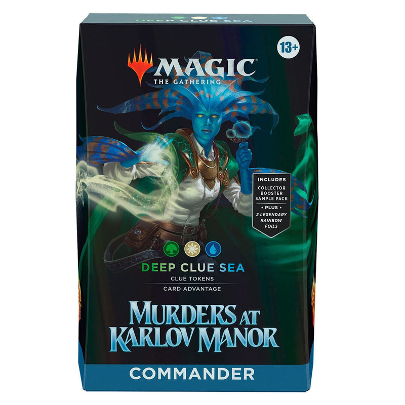 Wizards of The Coast Magic: The Gathering - Murders at Karlov Manor - Commander Deck -Deep Clue Sea available at Northumbrian Tin Soldier