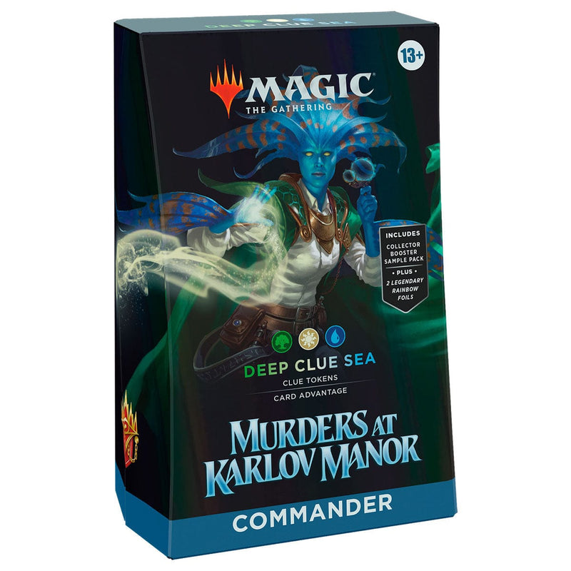 Wizards of The Coast Magic: The Gathering - Murders at Karlov Manor - Commander Deck -Deep Clue Sea available at Northumbrian Tin Soldier