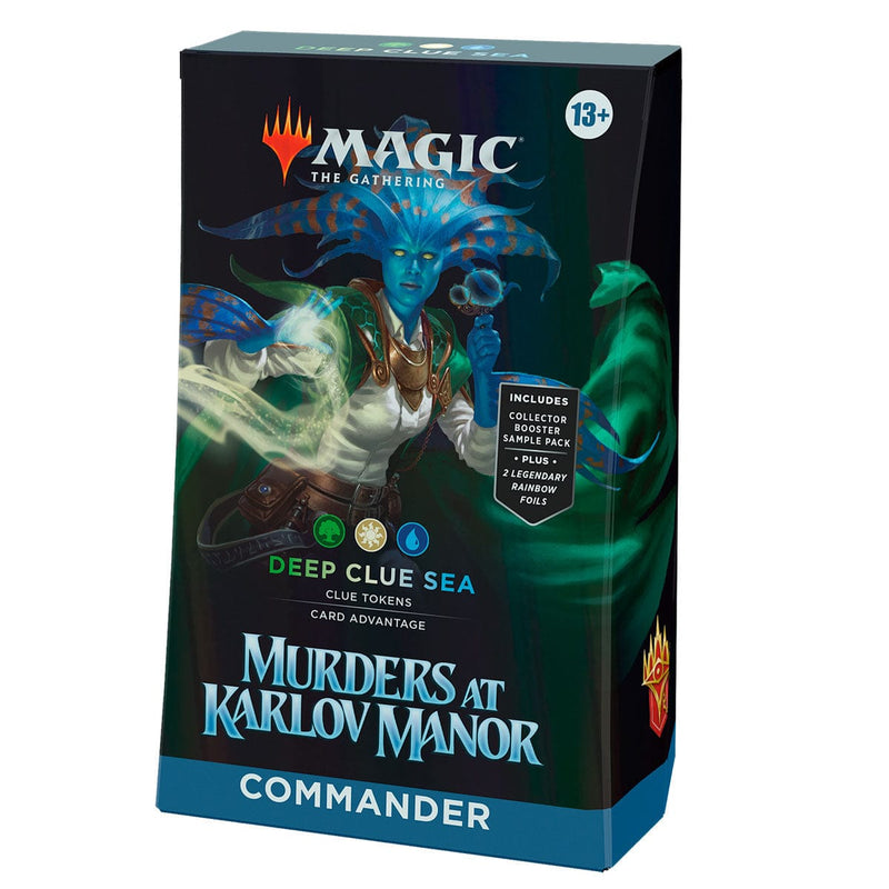 Wizards of The Coast Magic: The Gathering - Murders at Karlov Manor - Commander Deck -Deep Clue Sea available at Northumbrian Tin Soldier