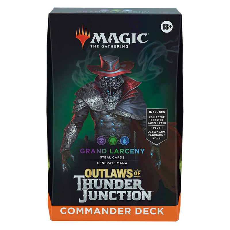 Wizards of The Coast Magic: The Gathering Outlaws of Thunder Junction Commander Deck - Grand Larceny available at Northumbrian Tin Soldier