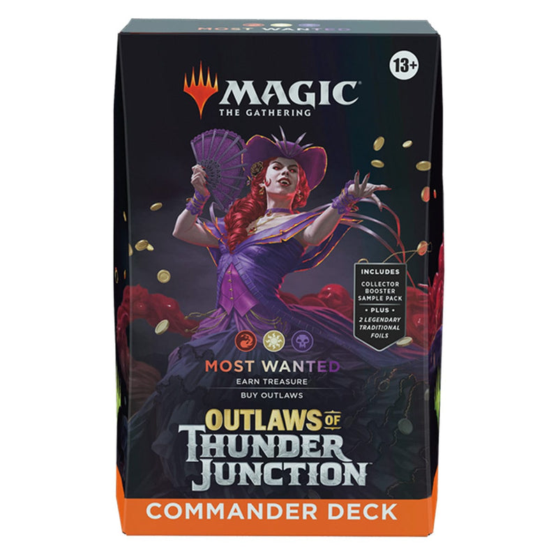 Wizards of The Coast Magic: The Gathering Outlaws of Thunder Junction Commander Deck - Most Wanted available at Northumbrian Tin Soldier