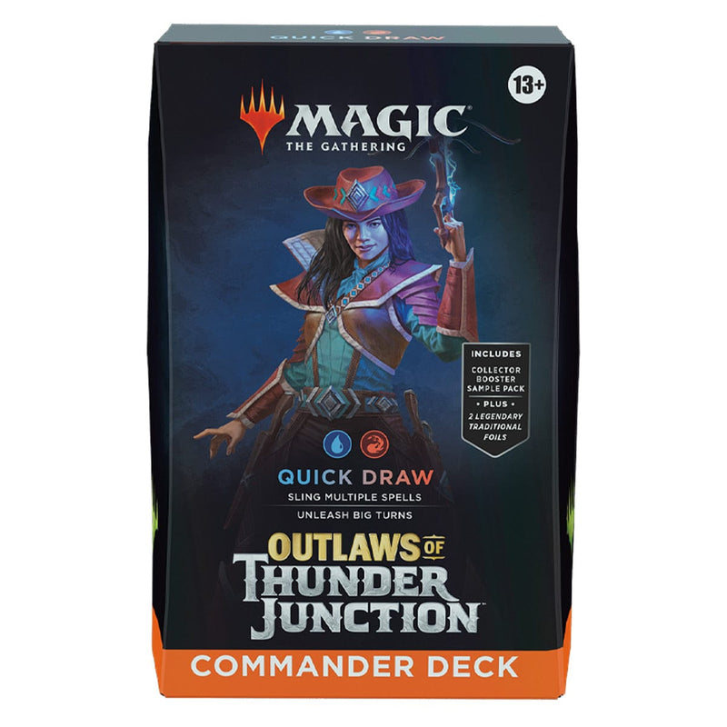 Wizards of The Coast Magic: The Gathering Outlaws of Thunder Junction Commander Deck - Quick Draw available at Northumbrian Tin Soldier