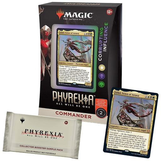 Wizards of The Coast Magic: The Gathering - Phyrexia: All Will Be One Commander Deck - Corrupting Influence available at Northumbrian Tin Soldier
