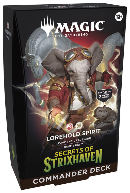 Wizards of The Coast Magic: The Gathering -  Secrets of Strixhaven Commander Deck: Lorehold Spirit available at Northumbrian Tin Soldier