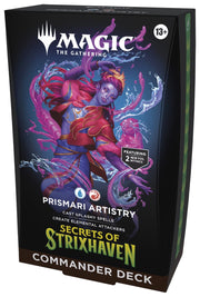 Wizards of The Coast Magic: The Gathering -  Secrets of Strixhaven Commander Deck: Prismari Artistry available at Northumbrian Tin Soldier
