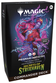 Wizards of The Coast Magic: The Gathering -  Secrets of Strixhaven Commander Deck: Prismari Artistry available at Northumbrian Tin Soldier