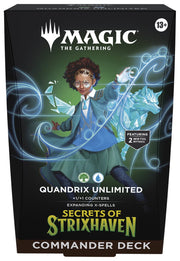 Wizards of The Coast Magic: The Gathering -  Secrets of Strixhaven Commander Deck: Quandrix Unlimited available at Northumbrian Tin Soldier