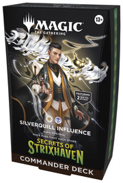 Wizards of The Coast Magic: The Gathering -  Secrets of Strixhaven Commander Deck: Silverquill Influence available at Northumbrian Tin Soldier
