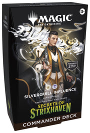 Wizards of The Coast Magic: The Gathering -  Secrets of Strixhaven Commander Deck: Silverquill Influence available at Northumbrian Tin Soldier