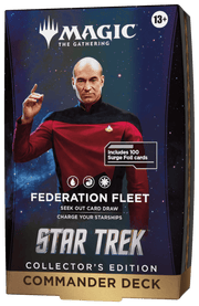 Wizards of The Coast Magic: The Gathering - Star Trek Collector's Edition Commander Deck - Federation Fleet available at Northumbrian Tin Soldier