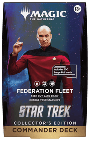 Wizards of The Coast Magic: The Gathering - Star Trek Collector's Edition Commander Deck - Federation Fleet available at Northumbrian Tin Soldier