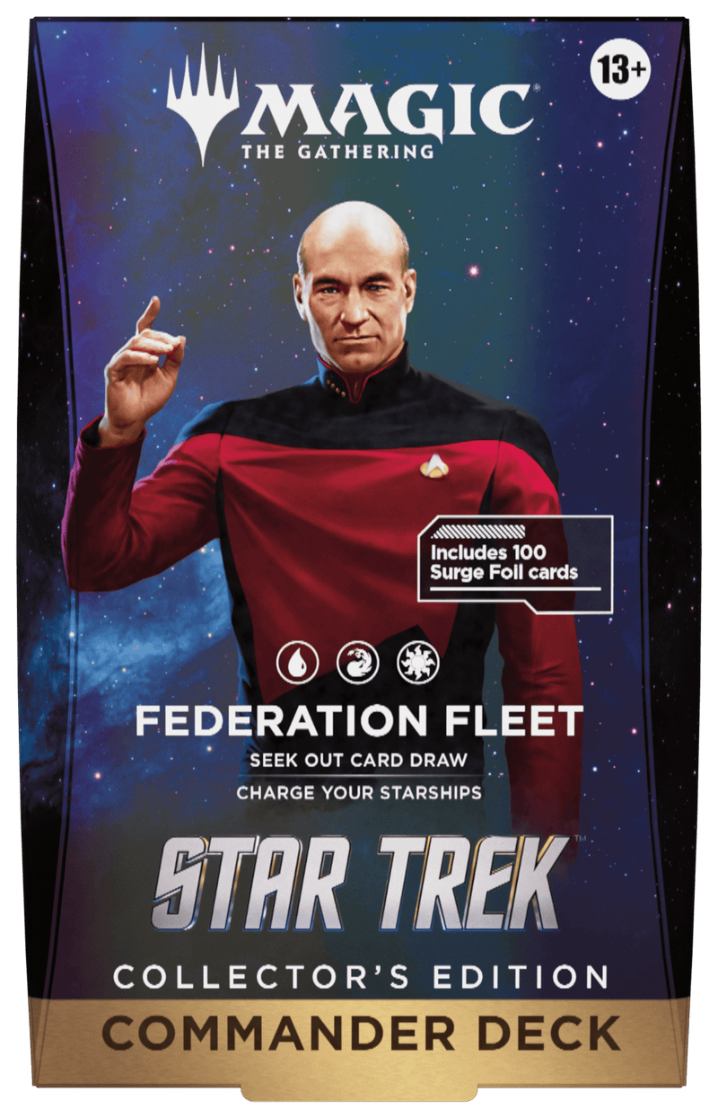 Wizards of The Coast Magic: The Gathering - Star Trek Collector's Edition Commander Deck - Federation Fleet available at Northumbrian Tin Soldier